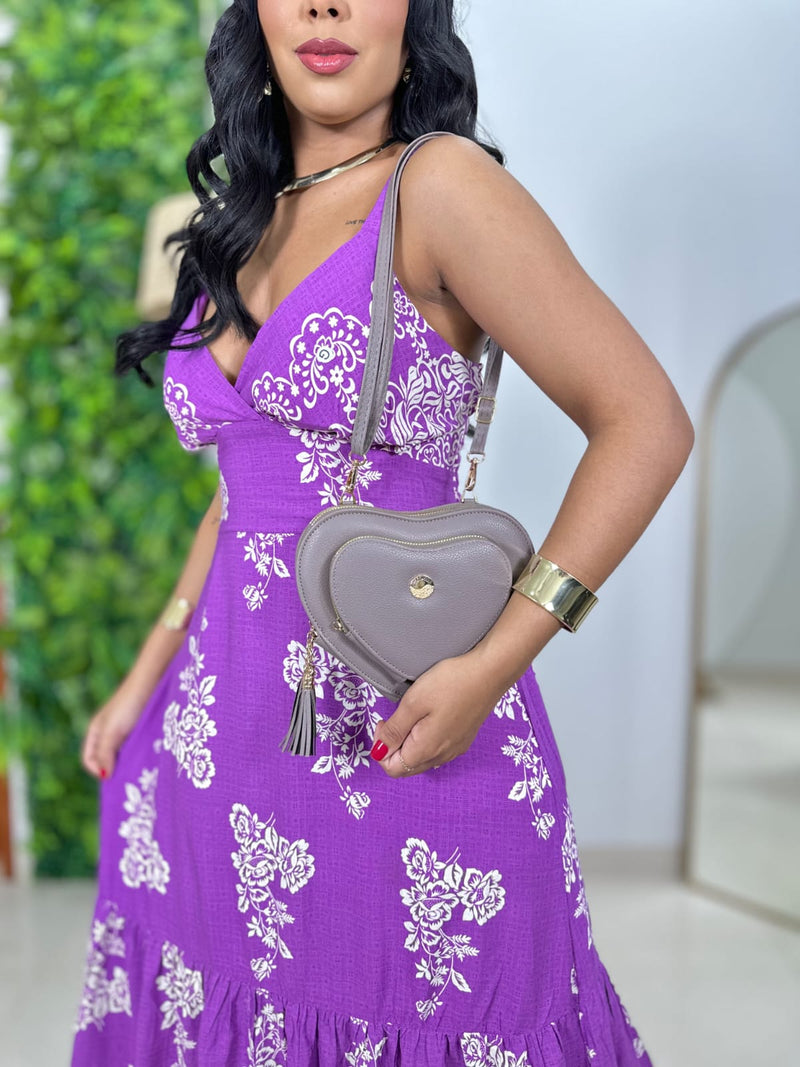 Vestido Longo de Viscolinho